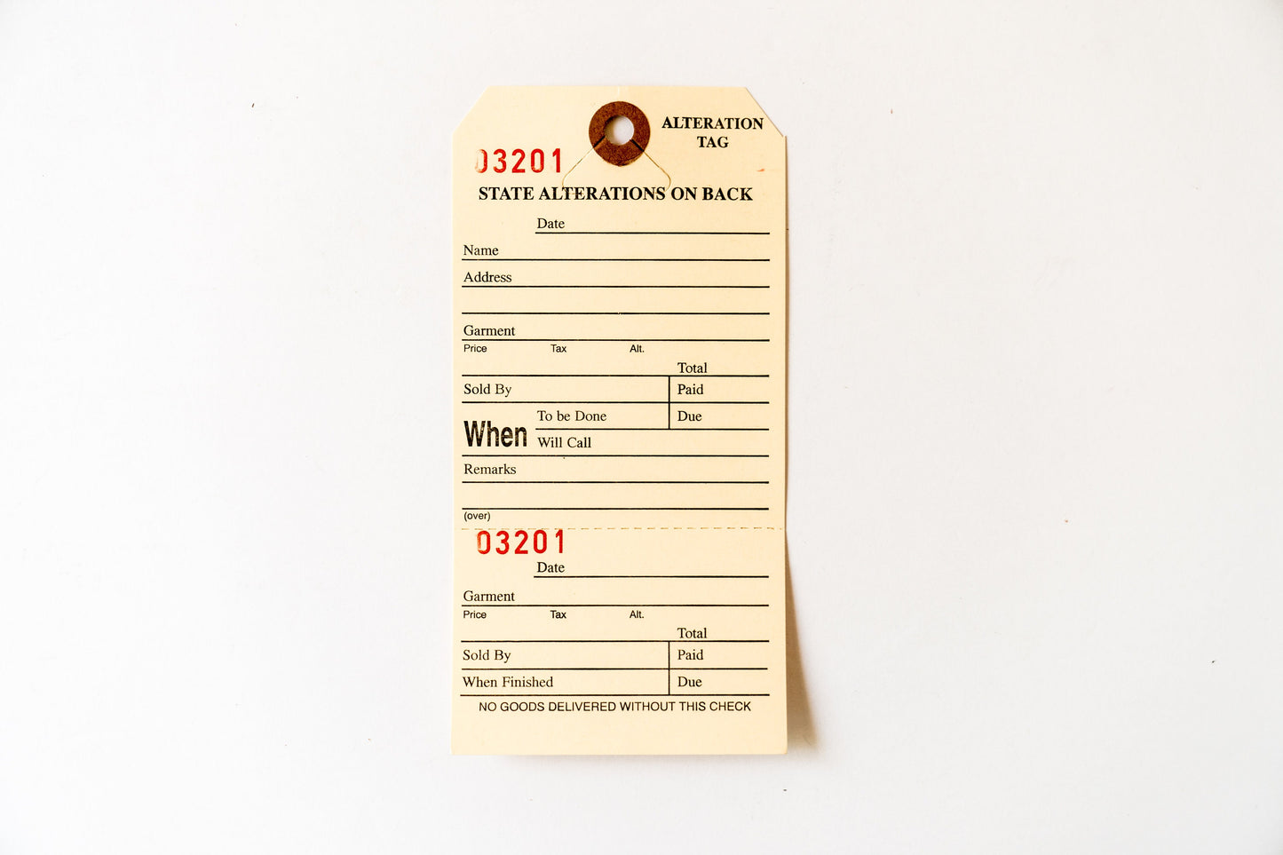 Vintage Manila Alteration Tags - Numbered Paper Ephemera for Junk Journals Mixed Media Crafts