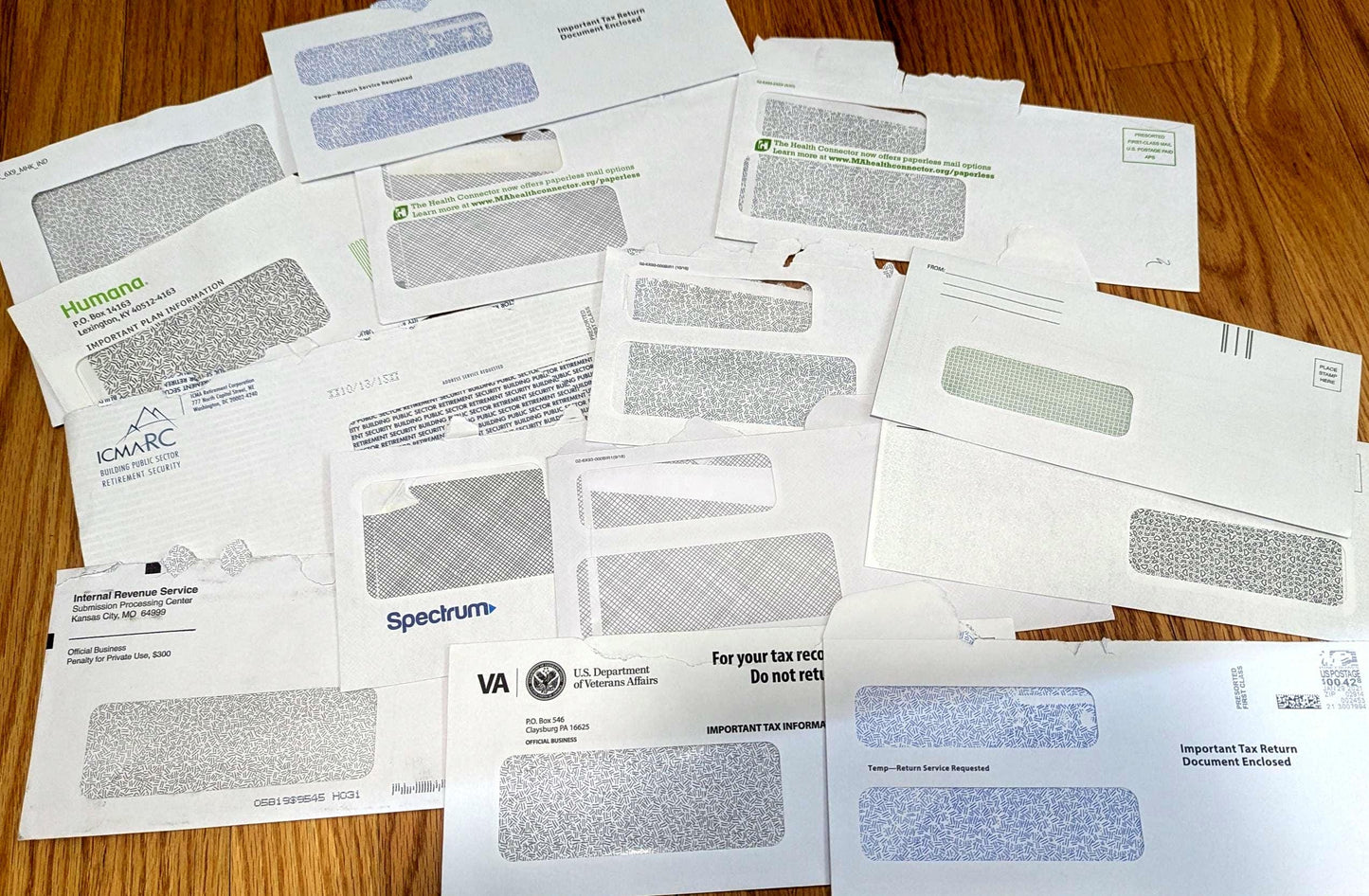Assorted Security Envelopes - Junk Journaling Mixed Media Crafting
