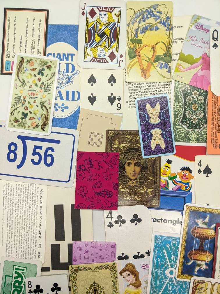 Large Swap Card Lot - Trading Cards Tarot Cards Craft Ephemera for Scrapbooking