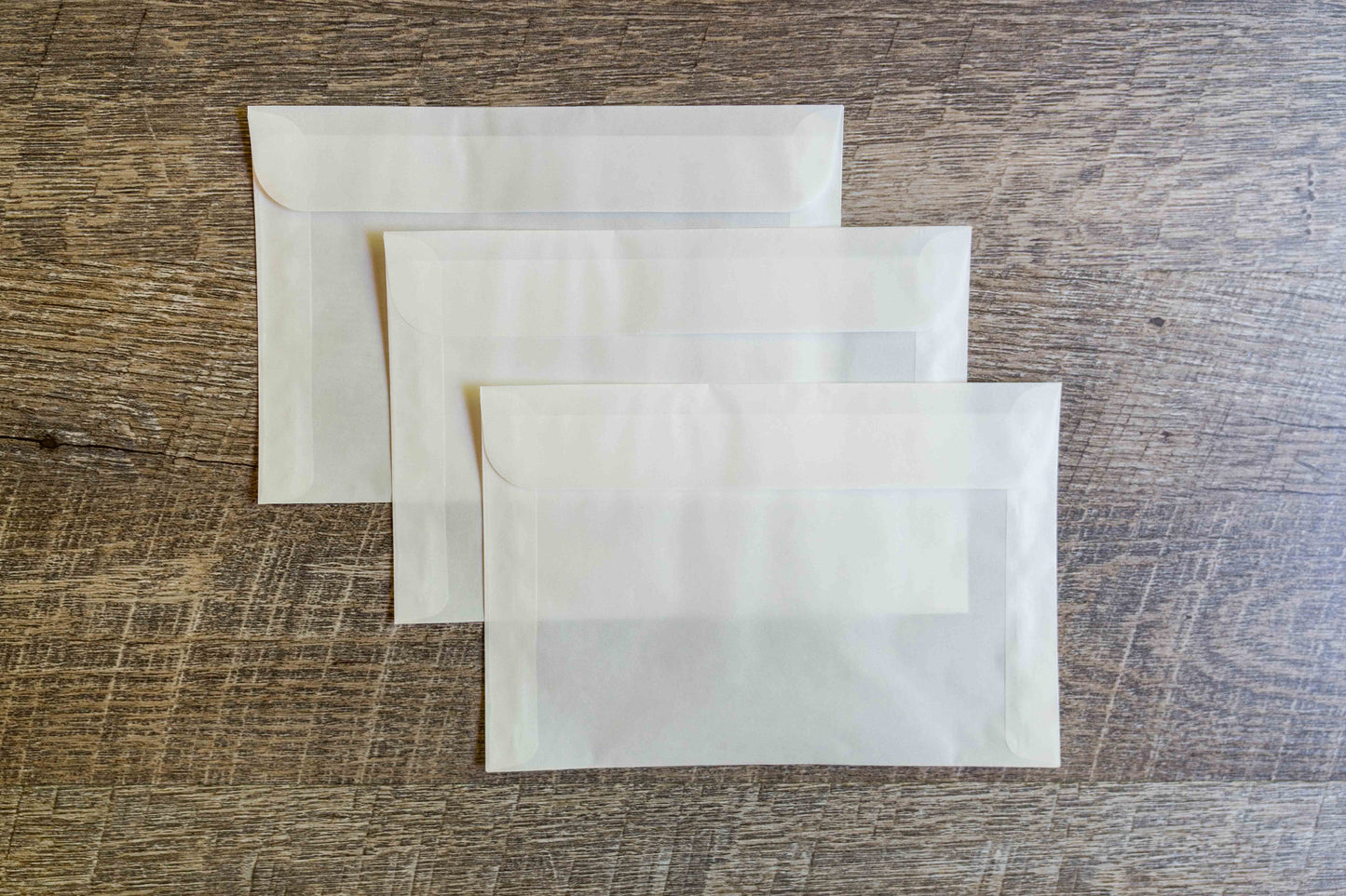 Translucent Glassine Envelopes - Vintage Wedding Planner Accessories 6 58 x 4 12
