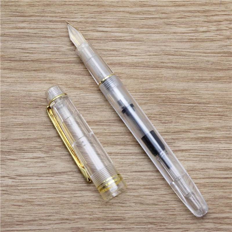 Acrylic Fountain Pen - Elegant Refillable Calligraphy Pen for Writers Weddings