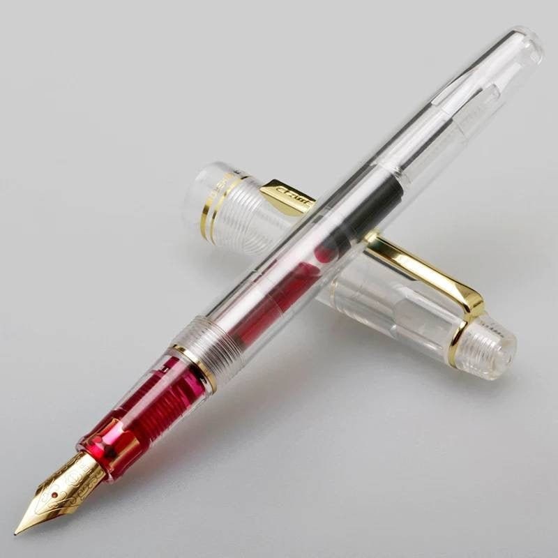 Acrylic Fountain Pen - Elegant Refillable Calligraphy Pen for Writers Weddings