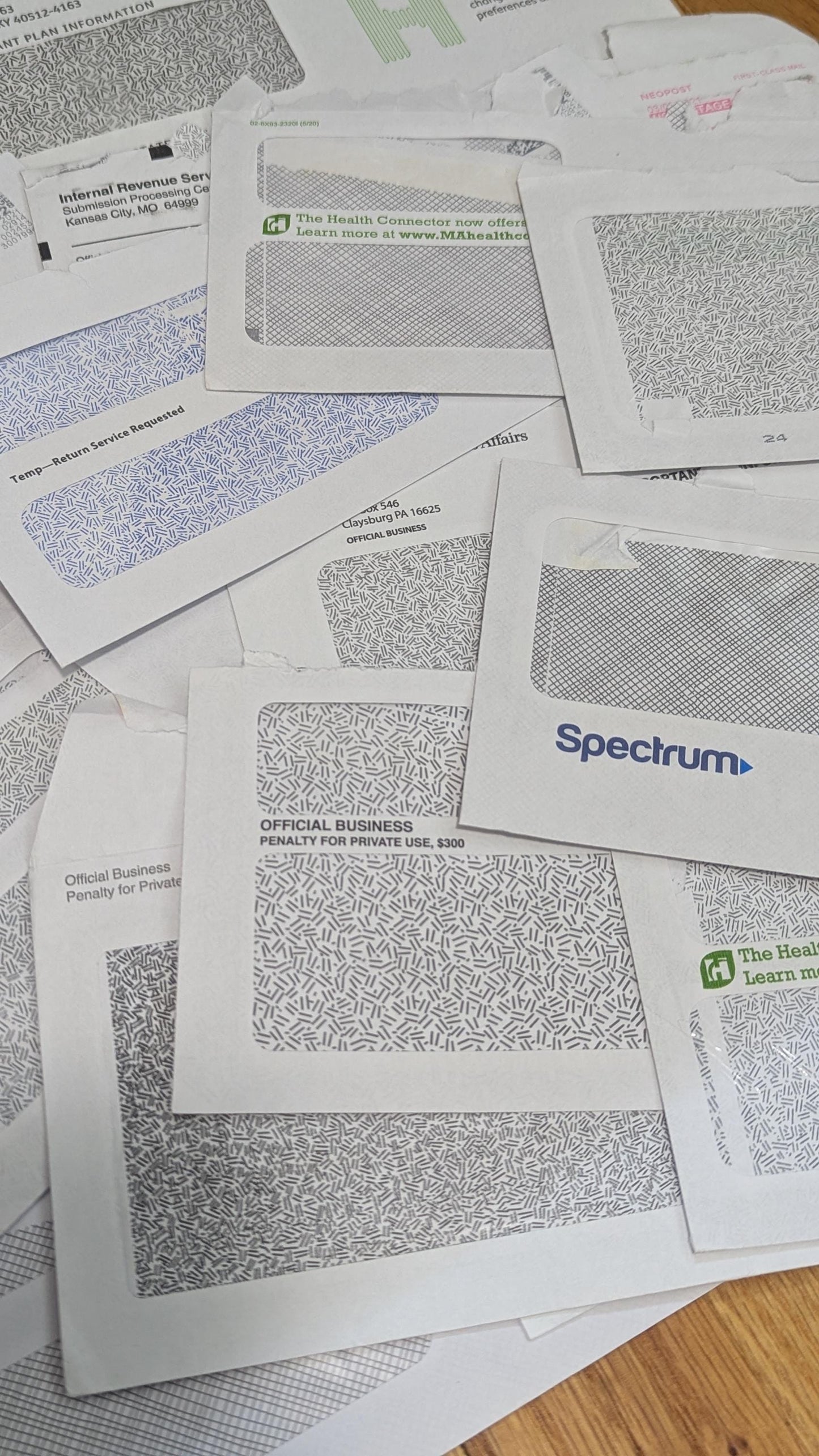 Assorted Security Envelopes - Junk Journaling Mixed Media Crafting