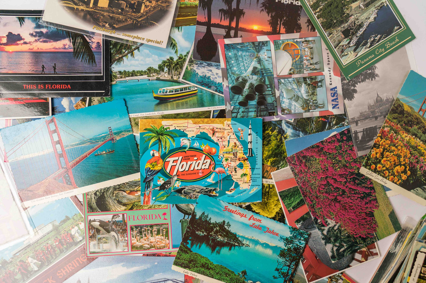 Vintage Postcards Lot 1950-1999 - Collectible Antique Stationery Ephemera