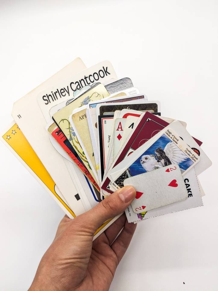 Large Swap Card Lot - Trading Cards Tarot Cards Craft Ephemera for Scrapbooking