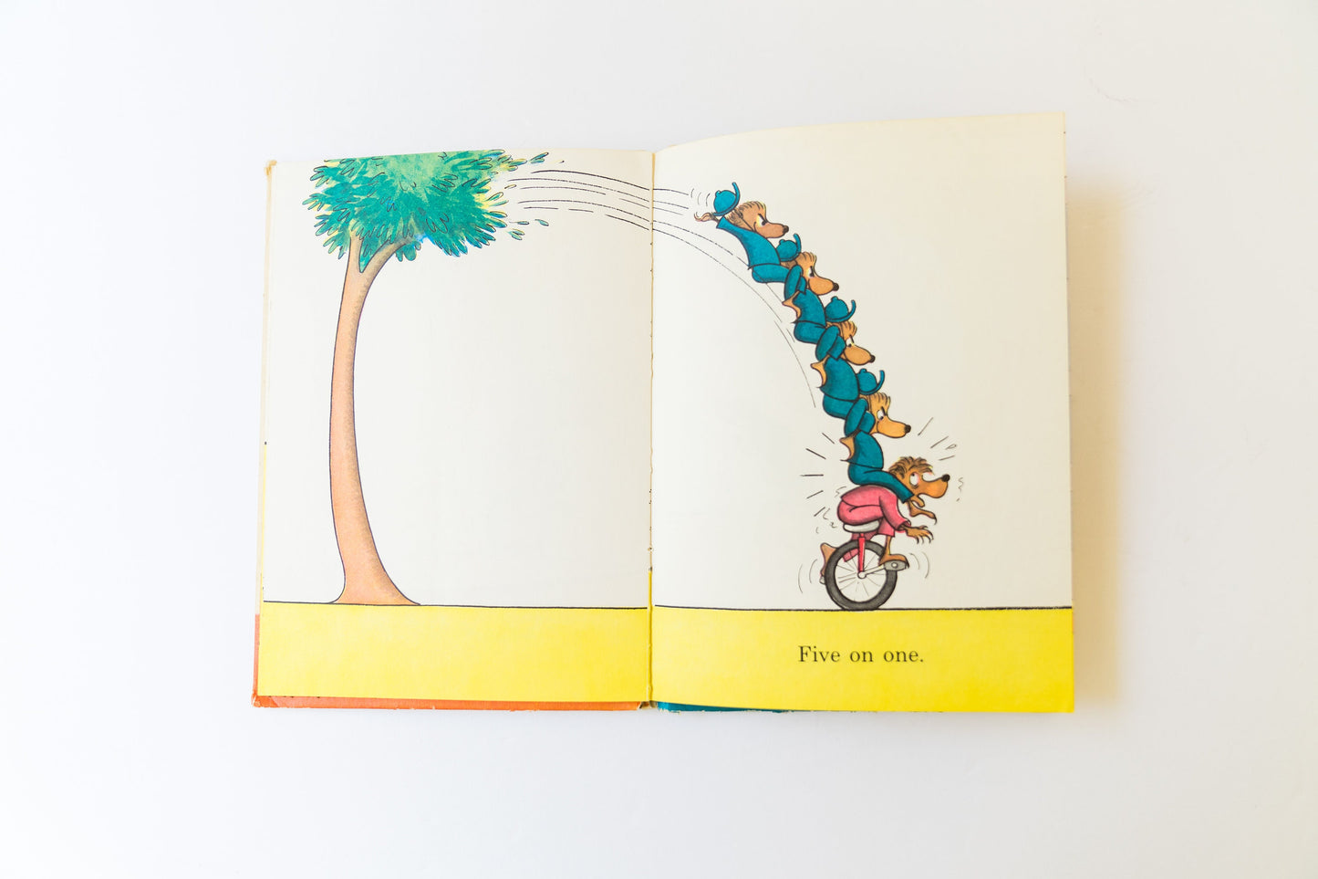 Vintage Hardcover Childrens Book - 1968 Bears on Wheels by Stan Jan Berenstain