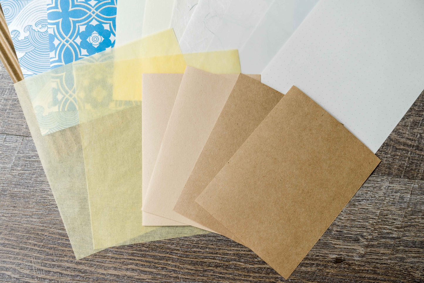 Blue Neutral Scrapbook Paper Pack - DIY Collage Junk Journal Kit Mixed Media Essentials