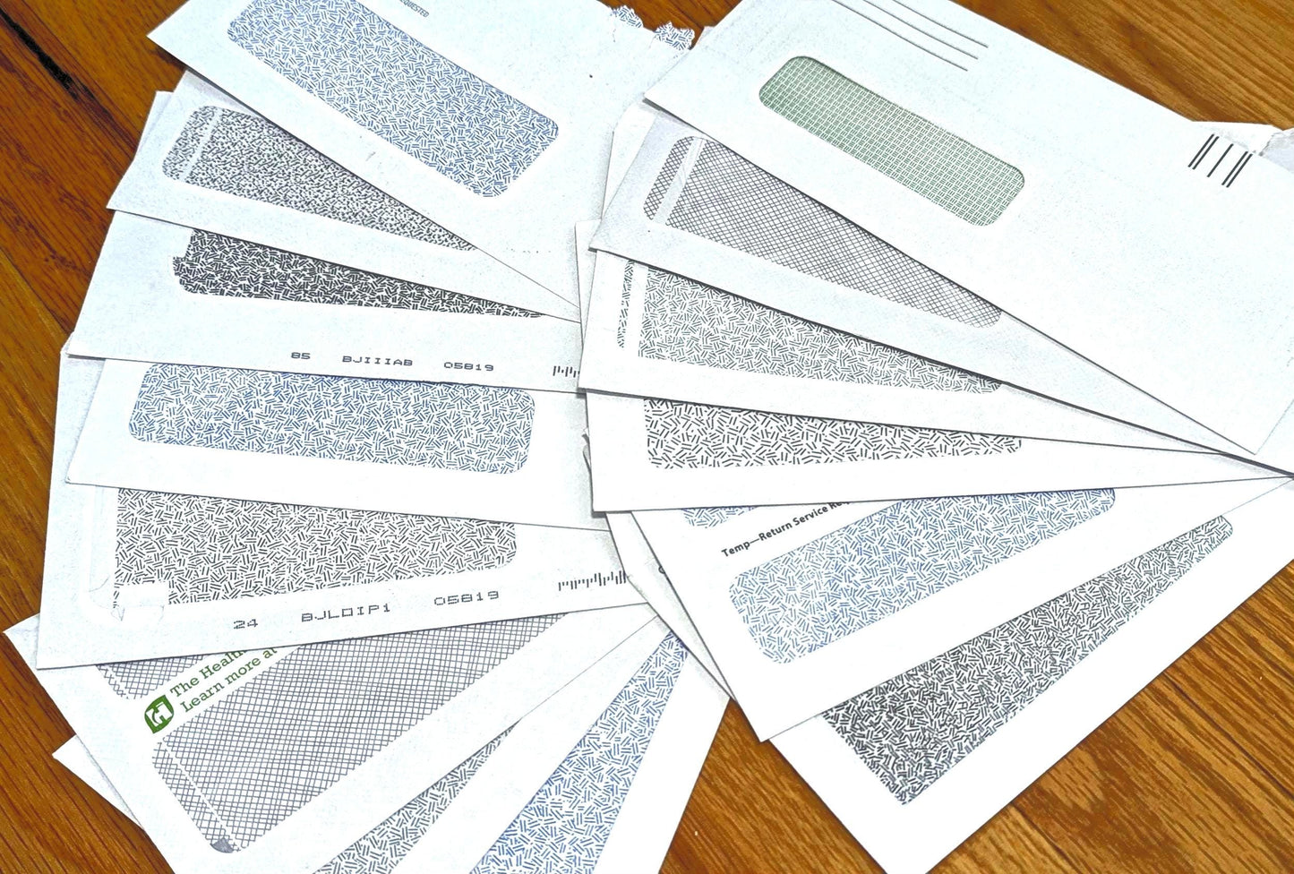 Assorted Security Envelopes - Junk Journaling Mixed Media Crafting