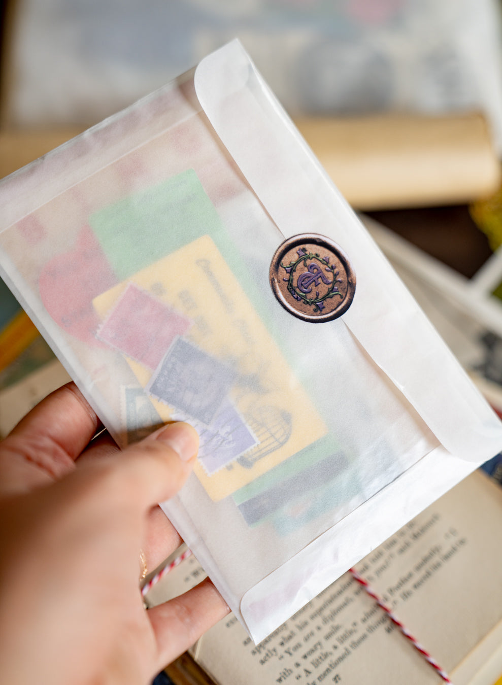 Large Curated Vintage Ephemera Box – Authentic Paper for Junk Journals, Collage, Mixed Media, Letters, Maps & Antique Books