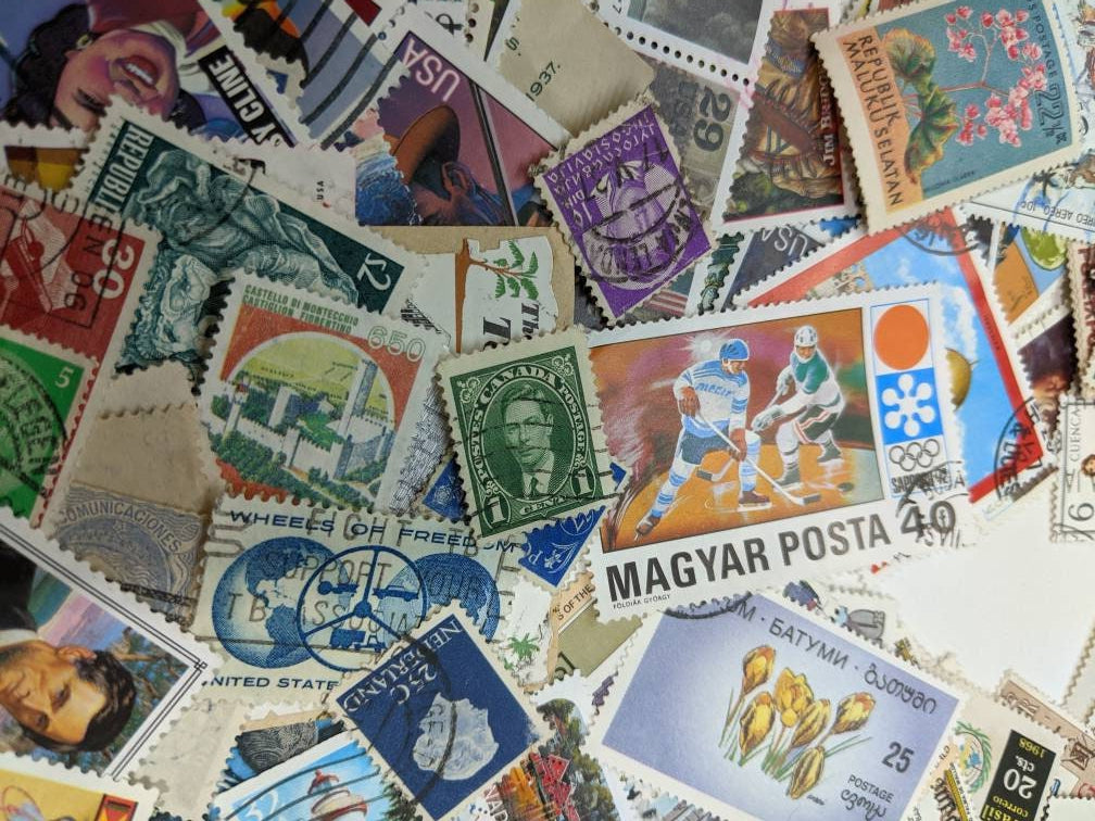 Authentic Used International Postage Stamps – Vintage Global Assortment