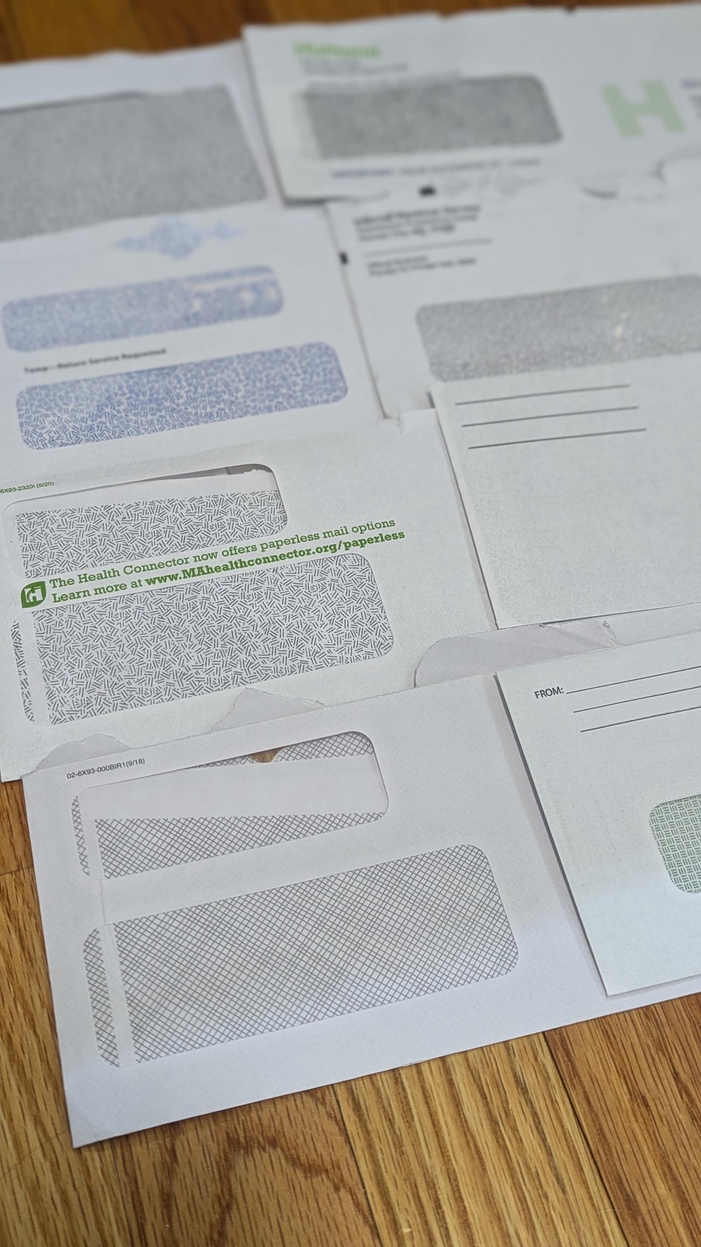 Assorted Security Envelopes - Junk Journaling Mixed Media Crafting