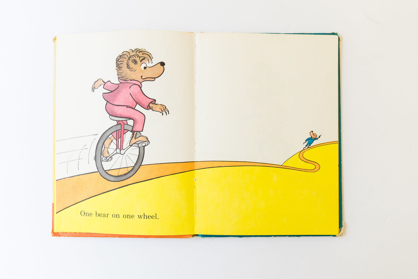 Vintage Hardcover Childrens Book - 1968 Bears on Wheels by Stan Jan Berenstain