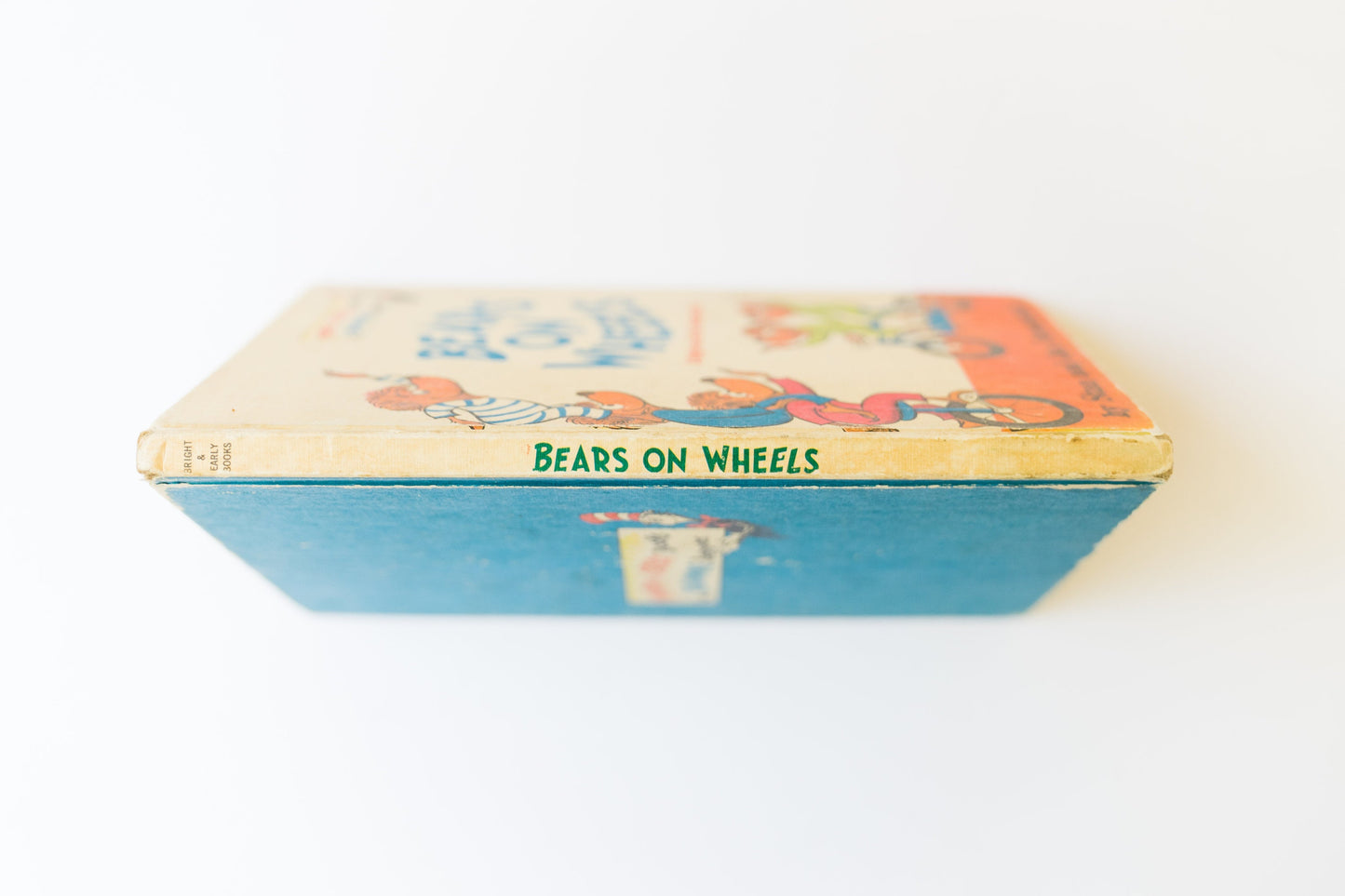 Vintage Hardcover Childrens Book - 1968 Bears on Wheels by Stan Jan Berenstain