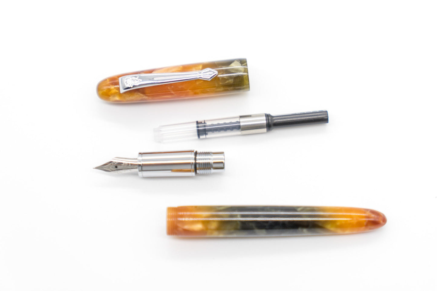 Marble Design Acrylic Fountain Pen - Calligraphy Drawing Journaling Wedding Gift