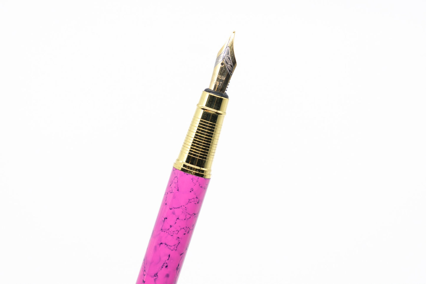 Pink Gold Fountain Pen - Refillable Calligraphy Pen for Letter Writing Drawing
