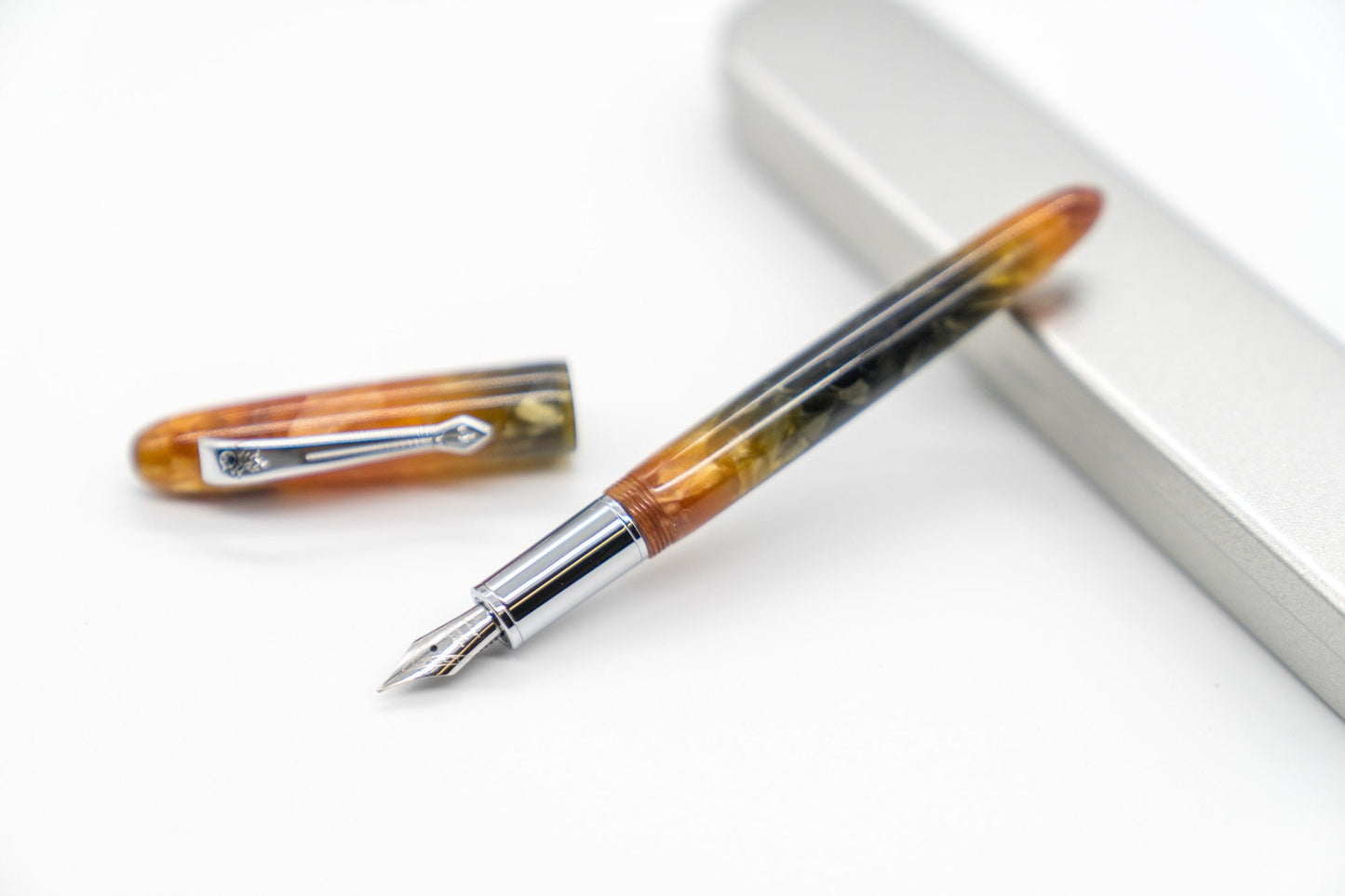 Marble Design Acrylic Fountain Pen - Calligraphy Drawing Journaling Wedding Gift