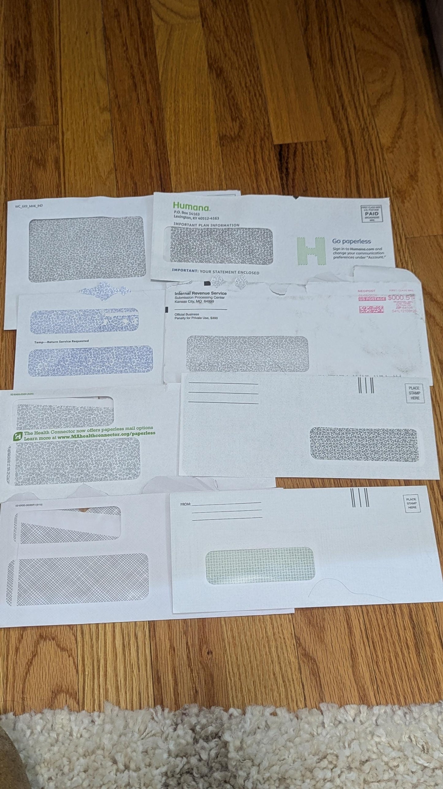 Assorted Security Envelopes - Junk Journaling Mixed Media Crafting