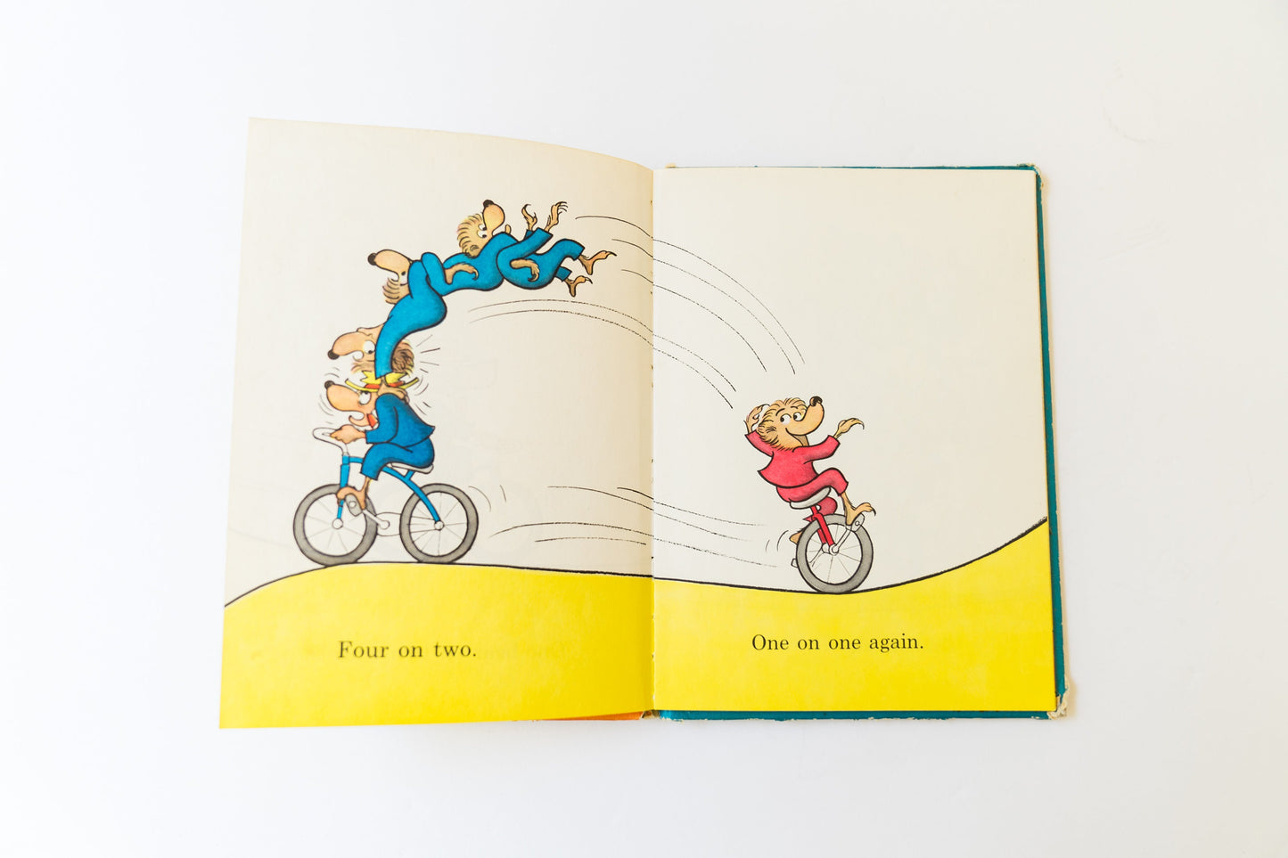 Vintage Hardcover Childrens Book - 1968 Bears on Wheels by Stan Jan Berenstain