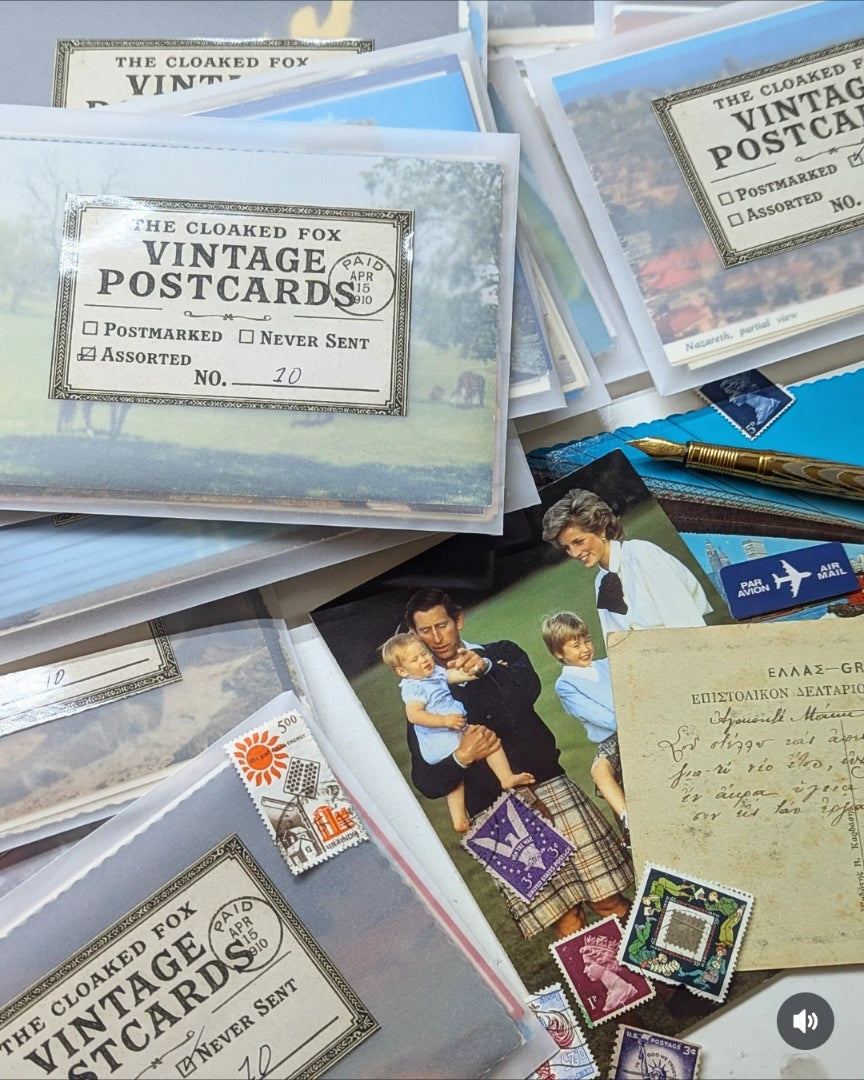 Vintage Postcards Lot 1950-1999 - Collectible Antique Stationery Ephemera