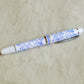 Blooming Beauty Fountain Pen - Blue & White Floral Ceramic Style
