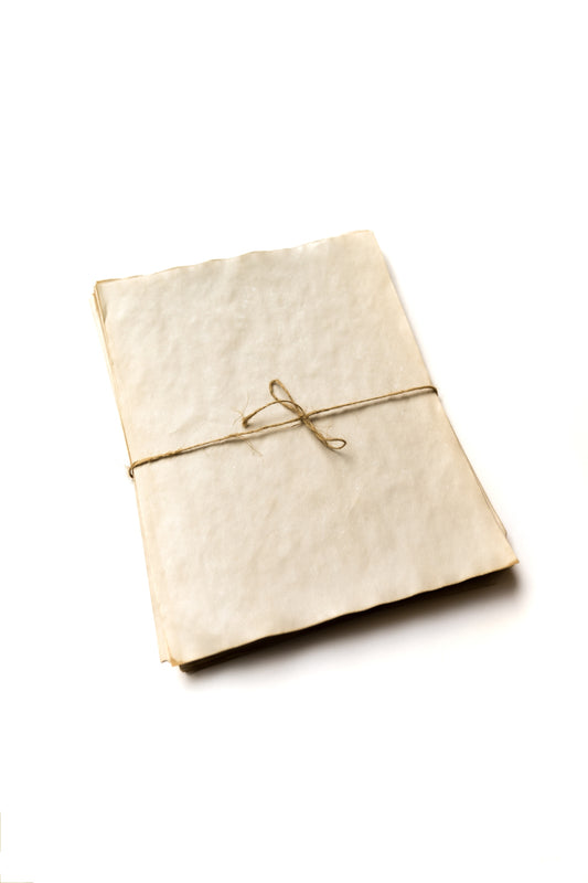 Artisanal Coffee Dyed Paper - Eco-Friendly Handmade Paper