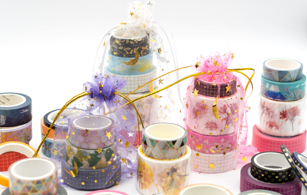 Mystery Washi Tape Grab Bag - Assorted Decorative Tapes Collection