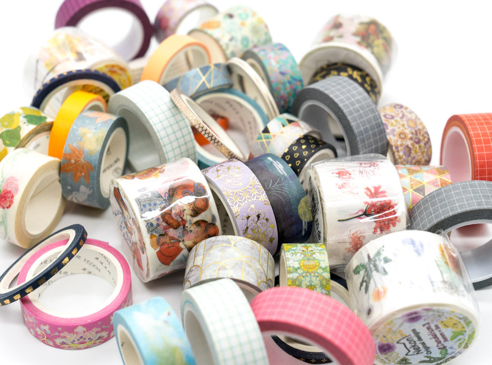 Mystery Washi Tape Grab Bag - Assorted Decorative Tapes Collection