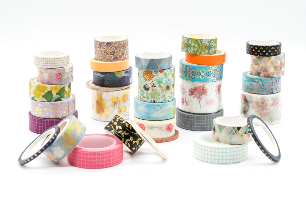 Mystery Washi Tape Grab Bag - Assorted Decorative Tapes Collection