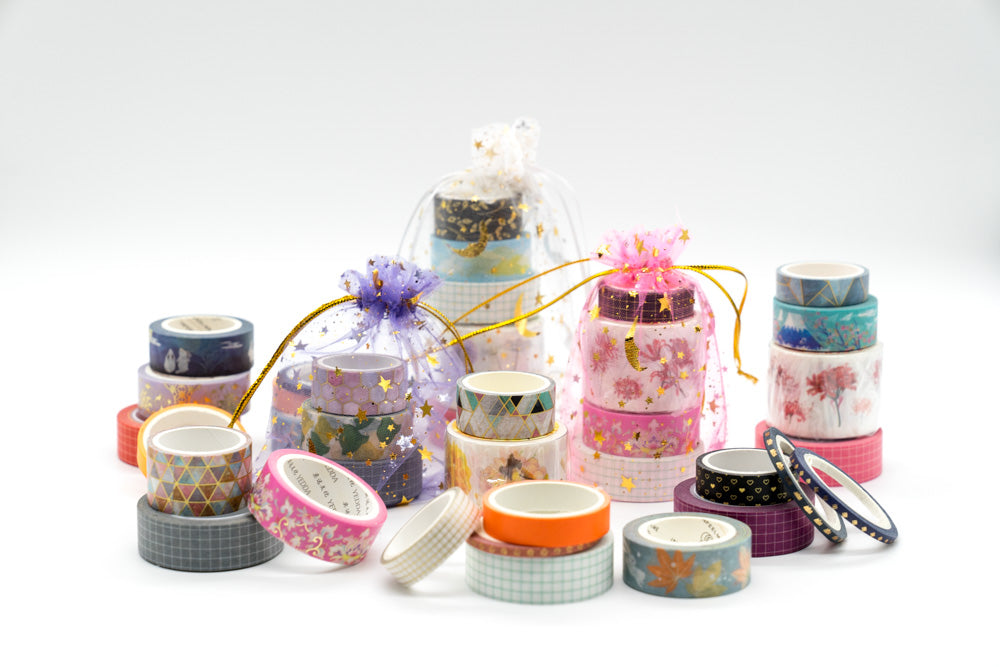 Mystery Washi Tape Grab Bag - Assorted Decorative Tapes Collection
