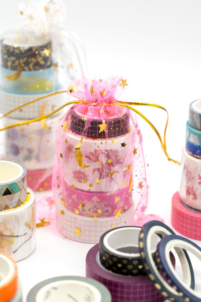 Mystery Washi Tape Grab Bag - Assorted Decorative Tapes Collection