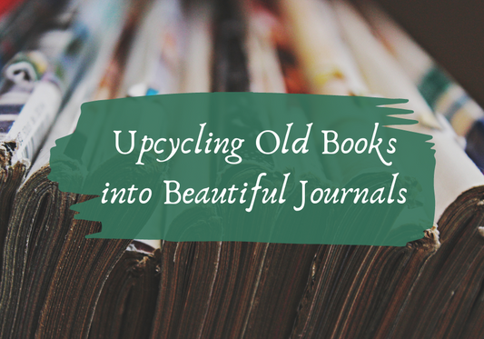 Upcycling Old Books into Beautiful Journals