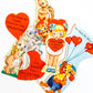 Vintage Valentines Day Cards - 1950s Unused Set of 5 for Kids