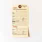 Vintage Manila Alteration Tags - Numbered Paper Ephemera for Junk Journals  Mixed Media Crafts