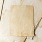 Coffee Dyed Paper Sheets - Grungy Stained Ephemera for Junk Journals and Scrapbooking