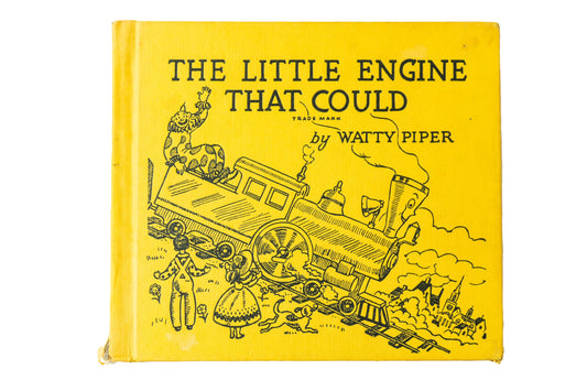 Vintage Childrens Book - The Little Engine That Could by Watty Piper Classic Hardcover Picture Book