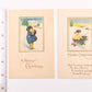 Antique Christmas Postcards Set - Rare Vintage Xmas Stationery