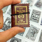 White Vintage-Inspired Reproduction Stamps – Unique Designs for Journaling & Crafts