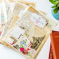 Vintage Ephemera Pack - 50 pc Junk Journal Collage Kit with Old Book Pages  Sheet Music