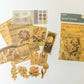 Vintage Flower Ephemera Pack - 40 pcs Botanical Collage  Junk Journal Kit