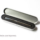 Silver Stainless Steel Fountain Pen - Vintage Refillable Calligraphy Pen with Medium Nib