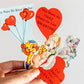 Vintage Valentines Day Cards - 1950s Unused Set of 5 for Kids