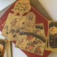 Vintage Flower Ephemera Pack - 40 pcs Botanical Collage  Junk Journal Kit