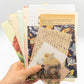 Vintage Ephemera Grab Bag - Junk Journal Kit with Old Book Pages  Maps