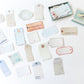 Vintage Happy Mail Stickers - Scrapbooking Junk Journal  Stationery Pack
