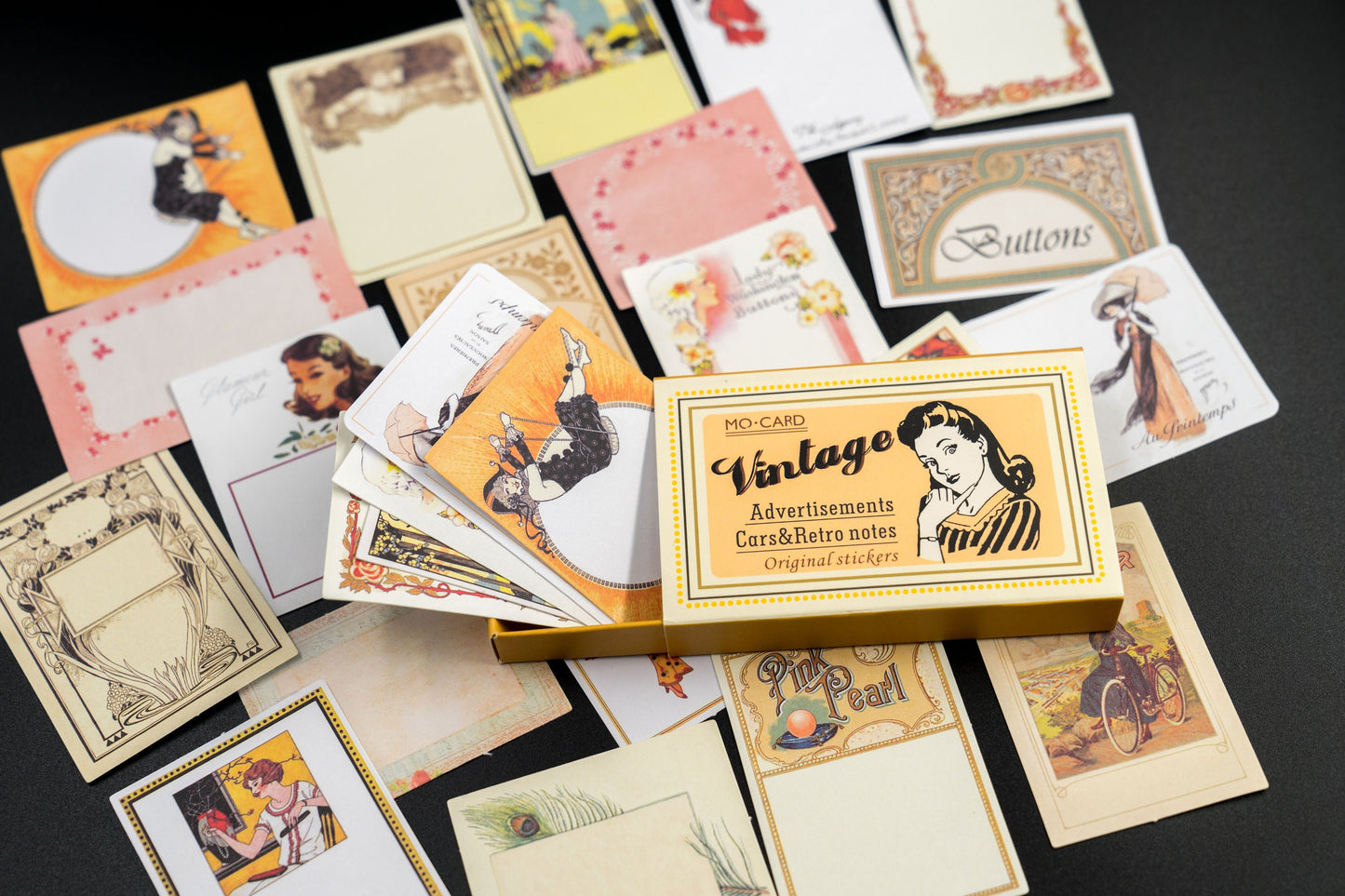 Vintage Women Ad Stickers - Scrapbooking  Junk Journal Ephemera Pack