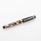 Luxury Floral Fountain Pen - Bent Nib Calligraphy Pen Refillable Gift for Writers