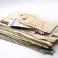 Vintage Coffee-Dyed Ephemera Bundle - Mystery Paper Lot for Junk Journals