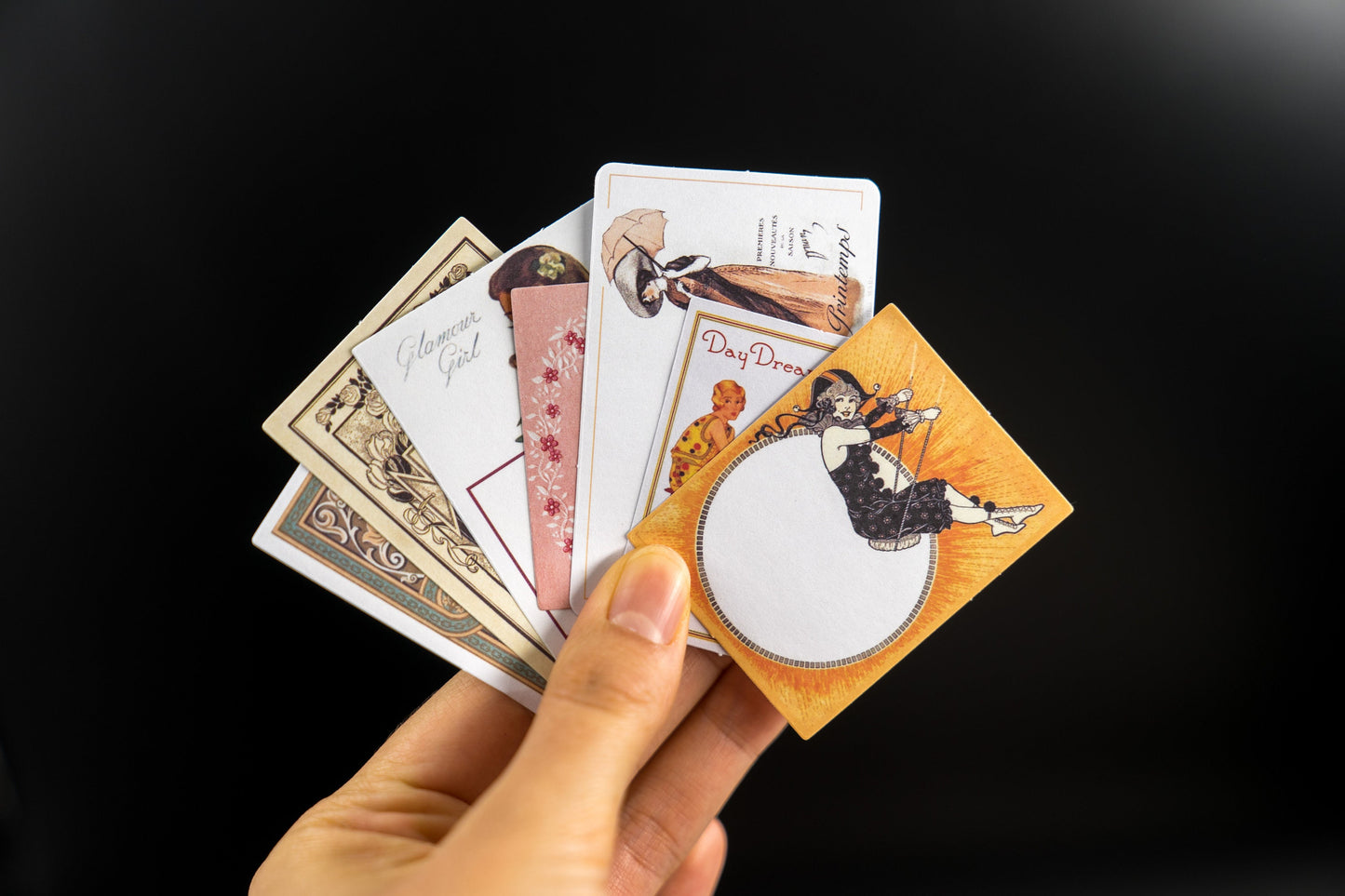 Vintage Women Ad Stickers - Scrapbooking  Junk Journal Ephemera Pack