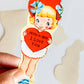 Vintage Valentines Day Cards - 1950s Unused Set of 5 for Kids