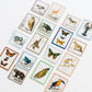 Vintage Animal Stamp Stickers - Animal Sticker Pack for Journaling and Scrapbooking